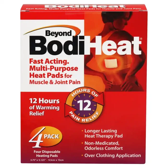Beyond BodiHeat Heat Pads 4 ea
