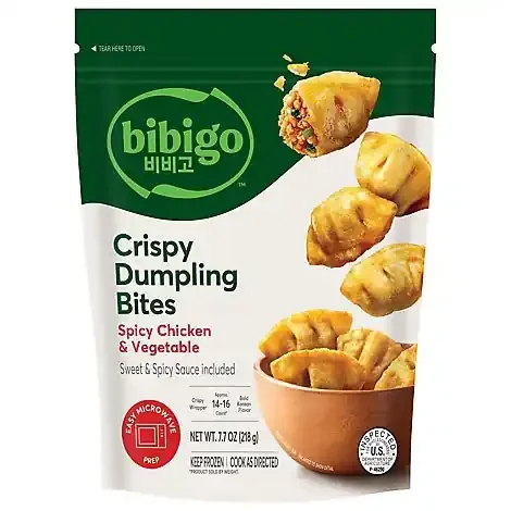 Bibigo Crispy Dumpling Bites Spicy Chicken, 7.7 Oz – 7.7 OZ