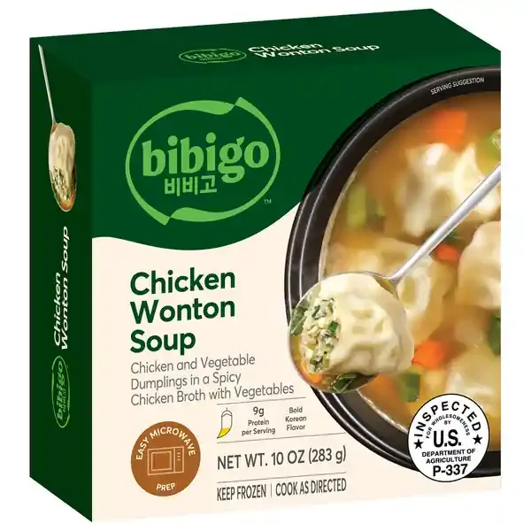 Bibigo Frozen Chicken Wonton Soup