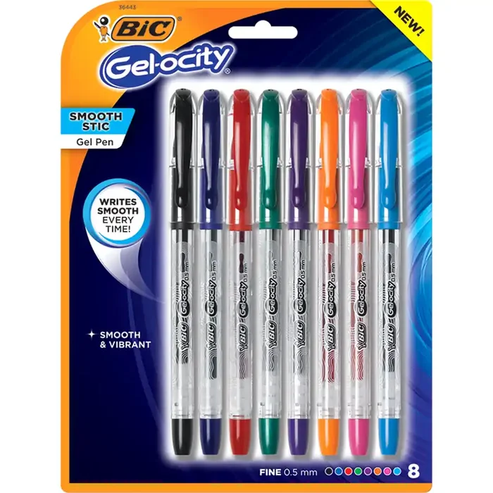 BIC Gel Pens Smooth Stic Fine