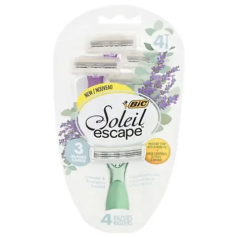 BIC Soleil Escape 3 Blade – 4 Count