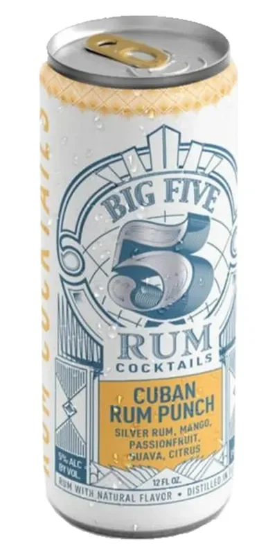 Big 5 Rum Cocktails Cuban Rum Punch