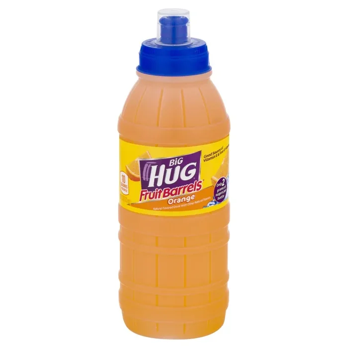 Big Hug Fruit Barrel Orange Fruit Drink 16 Fl. Oz. Bottle