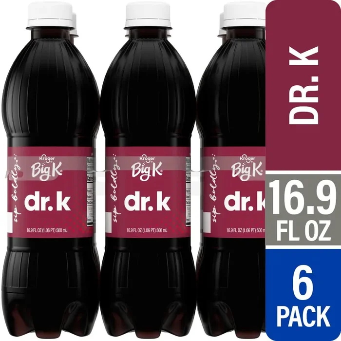 Big K Dr. K Cola Soda Bottles