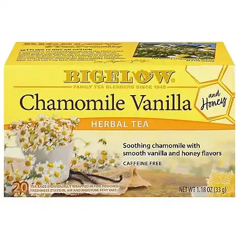 Bigelow Herbal Tea Caffeine Free Chamomile Vanilla And Honey – 20 Count