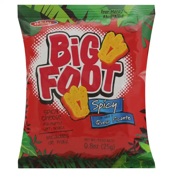 Bigfoot­ Spicy Cheese Flavoured Corn Snack 0.8 oz