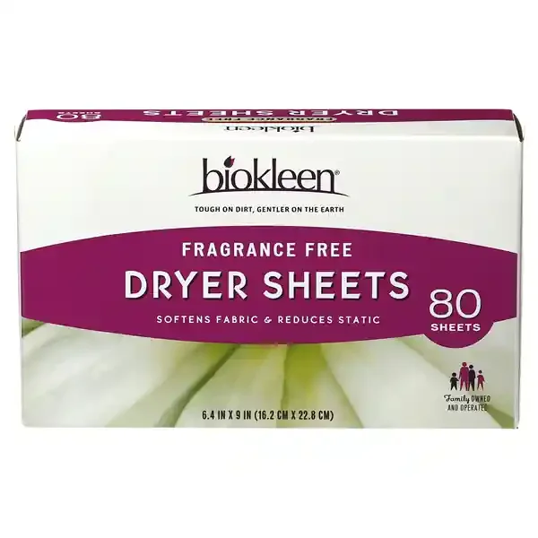 Biokleen Dryer Sheets Free & Clear