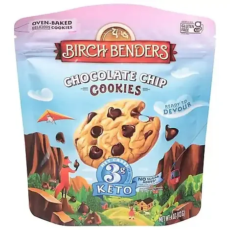 Birch Benders Chocolate Chip Cookies – 4 Oz
