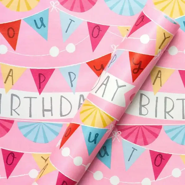 Birthday Banner Wrapping Paper – Spritz™