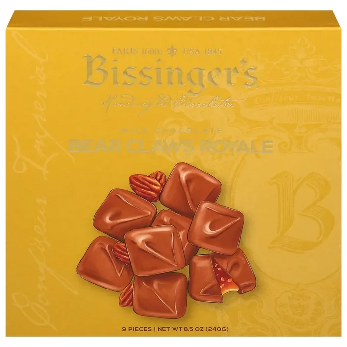 Bissinger‘s Bear Claws Royale Milk Chocolate 9 ea