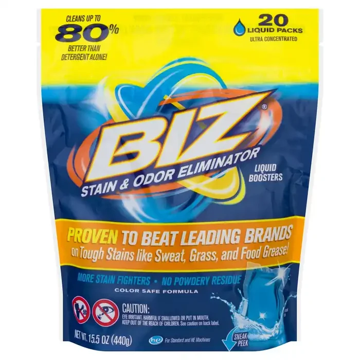 BIZ Blast Packs Stain Odor Eliminator