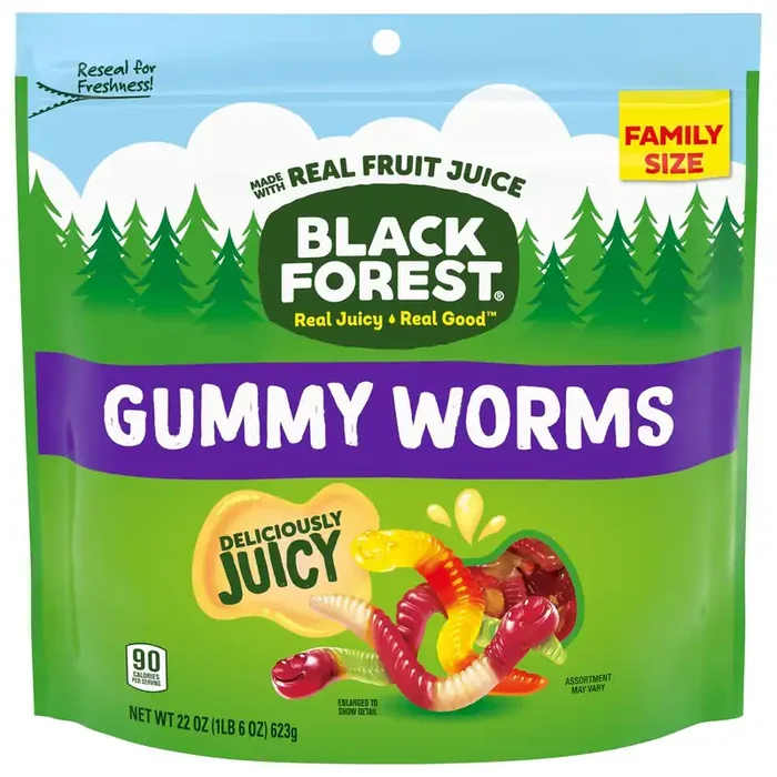 Black Forest 08092 158707 Gummy Worms 22 oz