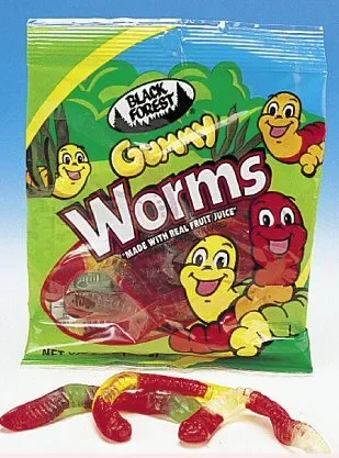 Black Forest Gummy Worms, 5 oz