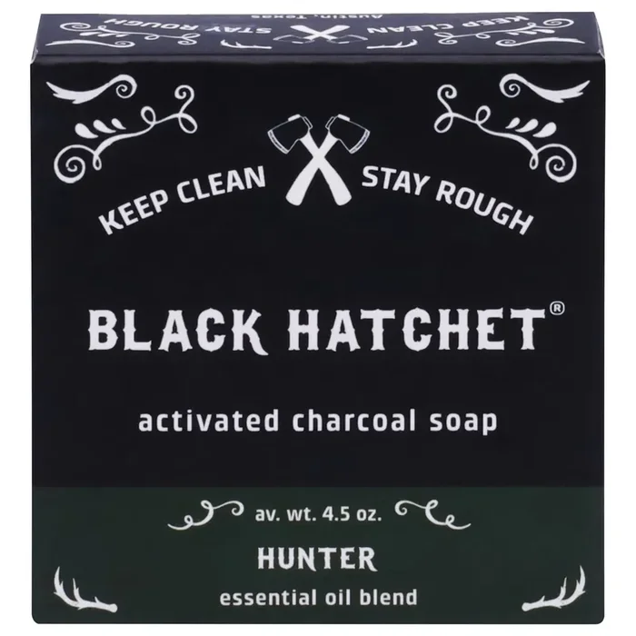 Black Hatchet Activated Charcoal Hunter Soap 4.5 oz
