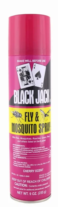 Black Jack Cherry Scent Fly & Mosquito Killer Spray