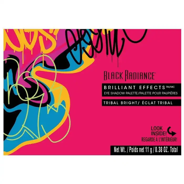 Black Radiance Brilliant Effects Eye Shadow Palette – Bright – 0.38oz