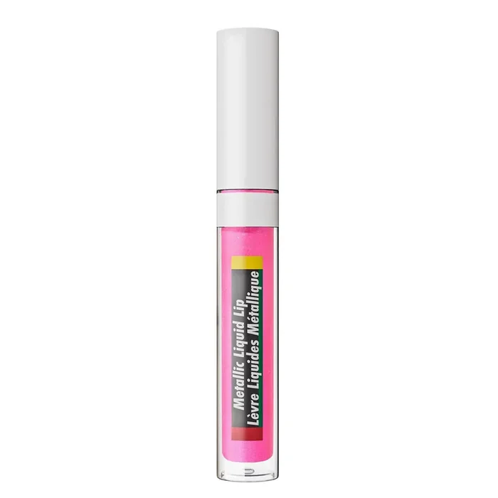 Black Radiance Cross Colours Metallic Liquid Lip, Fresh Drip Pink