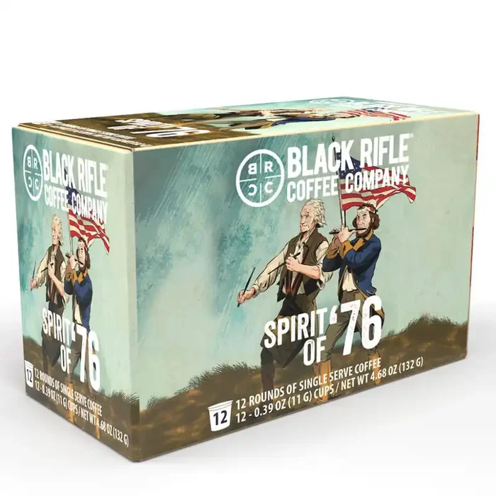 Black Rifle Coffee Pod Sprit 76 12pc – 4.68 OZ