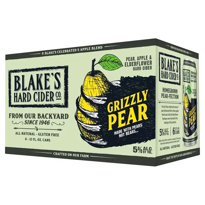 Blake‘s Hard Cider Co. Blakes Cider Grizzly Pear