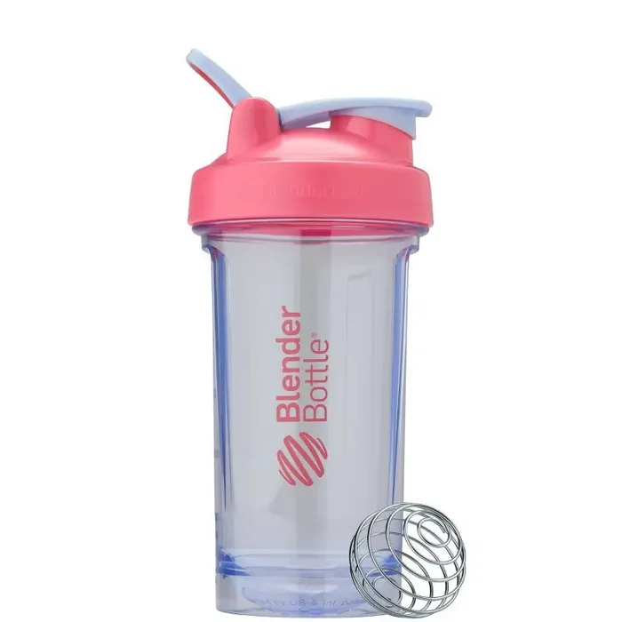 BlenderBottle 24 fl oz Energy and Sports Drink Shaker Bottle – Lilac/Pink