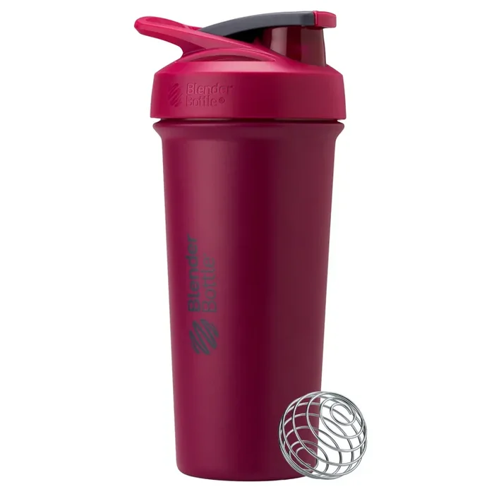 BlenderBottle 25 oz Strada Sleek Shaker Bottle – Raspberry