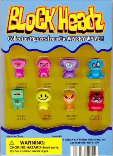 Block Headz Vending Capsules (1-inch)