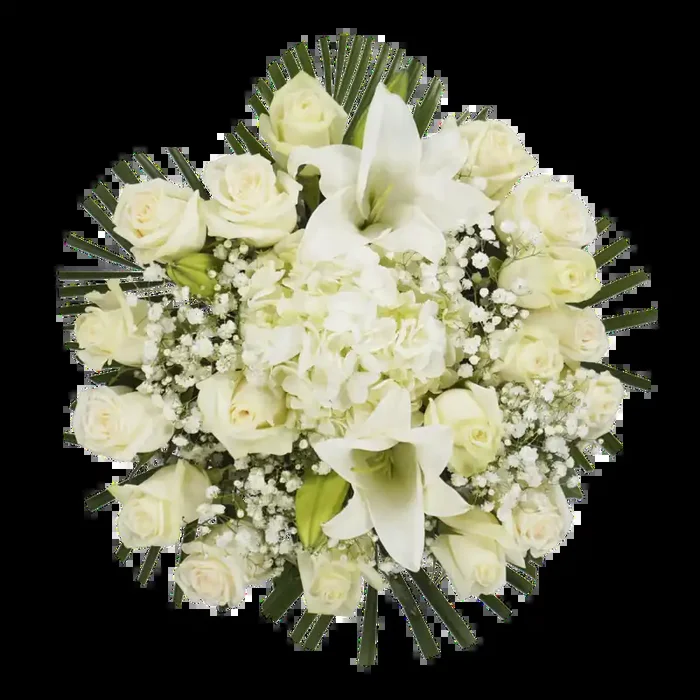 Bloom Haus 18 Plus Rose Bouquet – White