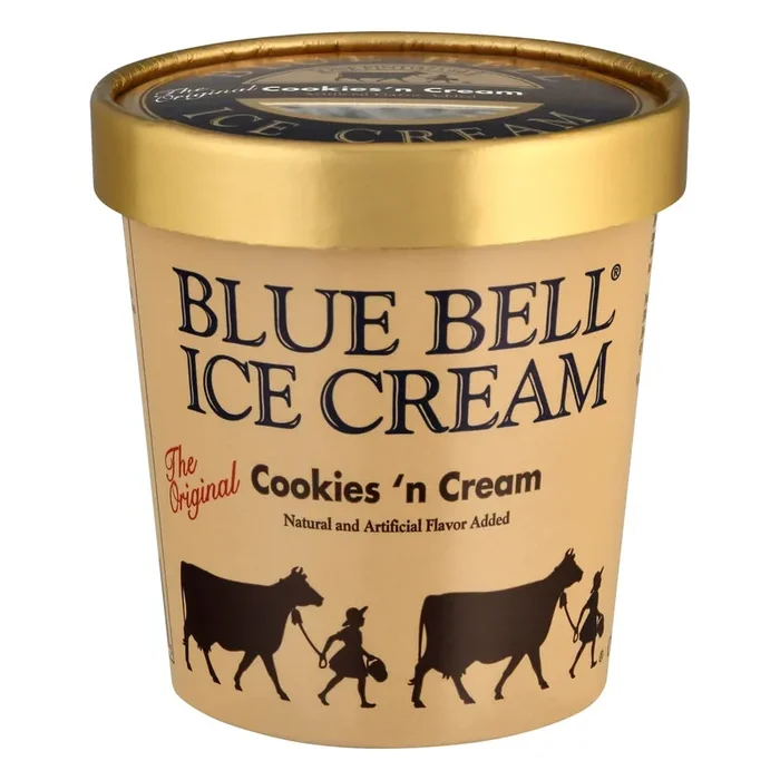 Blue Bell Gold Rim Ice Cream, Assorted Flavors