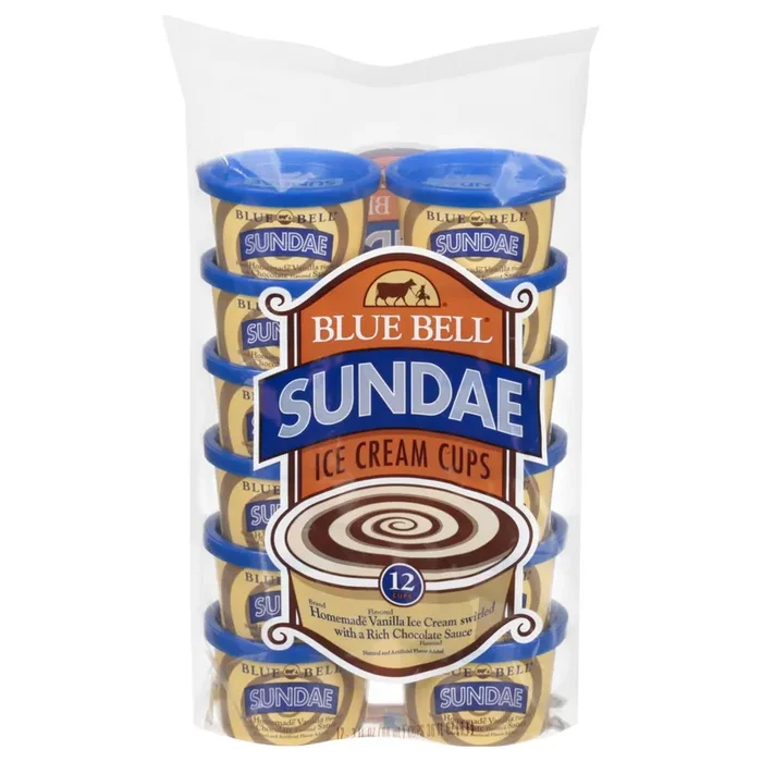 Blue Bell Sundae Cups