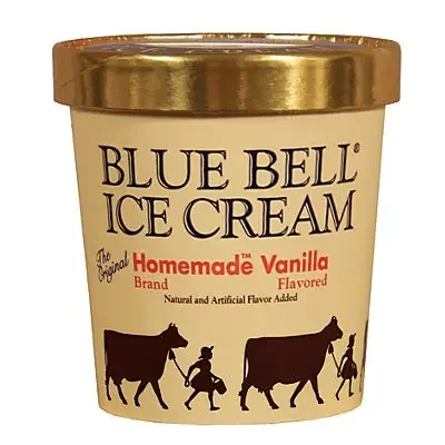 Blue Bell Vanilla Ice Cream