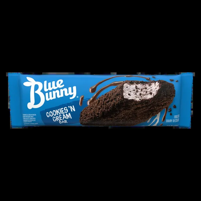 Blue Bunny Cookies ‘n Cream Bar