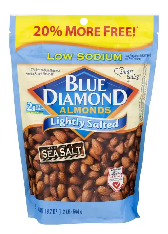 Blue Diamond Lightly Salted Almonds – 19.2 oz