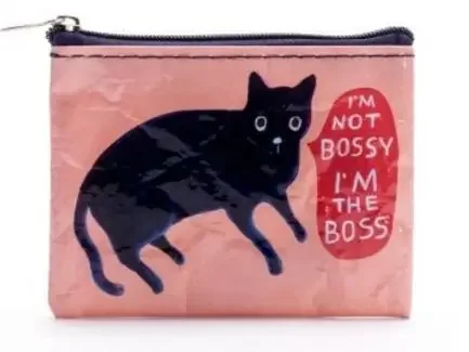 Blue Q Coin Purse Im Not Bossy