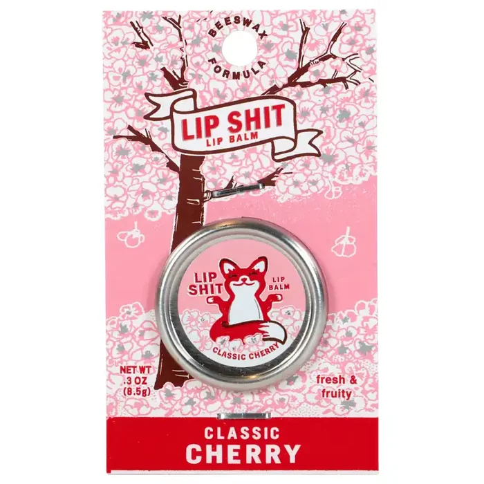 Blue Q Lip Shit Classic Cherry Lip Balm