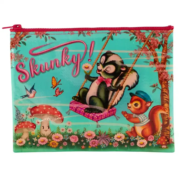 Blue Q Skunky! Zipper Pouch