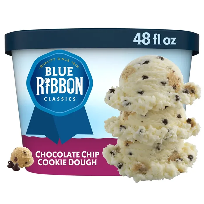 Blue Ribbon Classics Chocolate Chip Cookie Dough Frozen Dessert, 48 fl oz