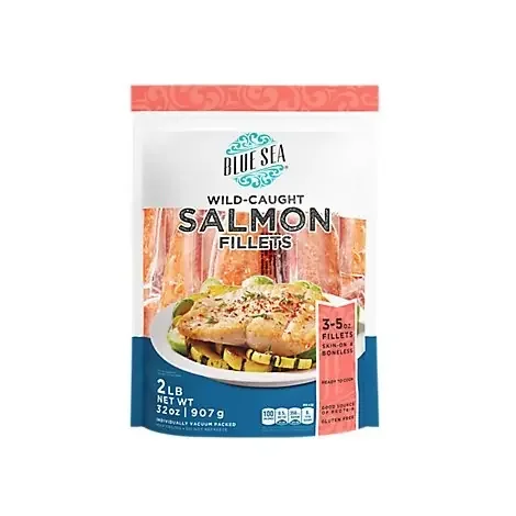 Blue Sea Salmon Fillets – 2 Lb