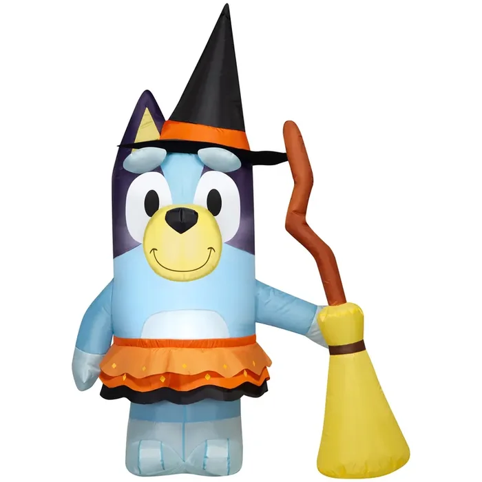 Bluey 3.5-ft Lighted Witch Inflatable