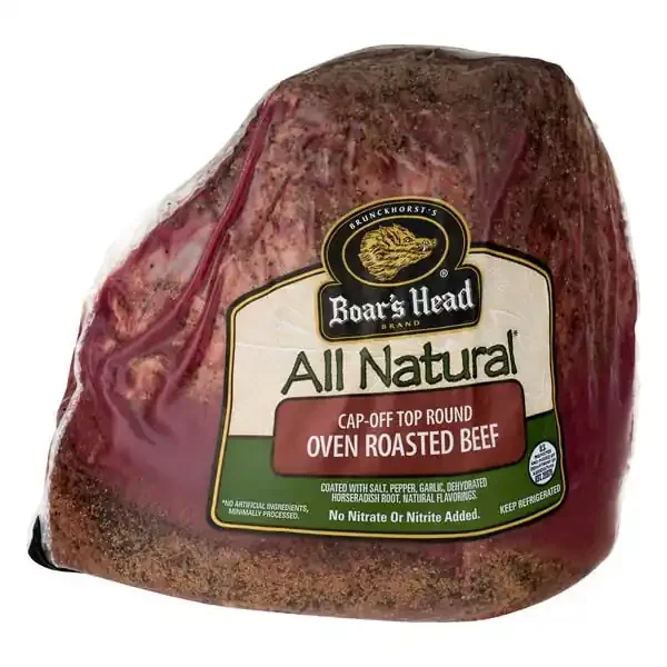 Boar‘s Head Deli Natural Cap-Off Top Round Roast Beef (Regular Sliced)