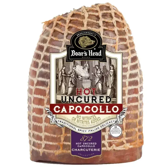 Boar‘s Head Hot Uncured Capocollo, Custom Sliced