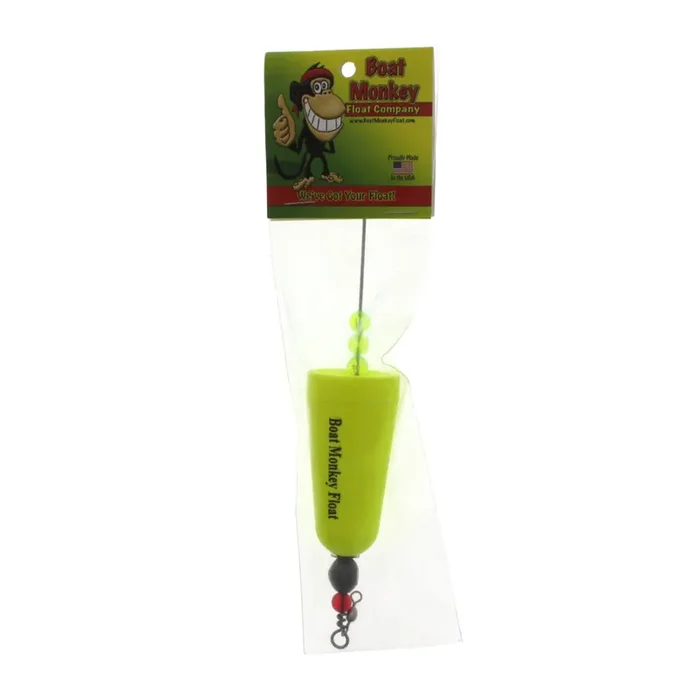 Boat Monkey Float Company Chartreuse Popper Float