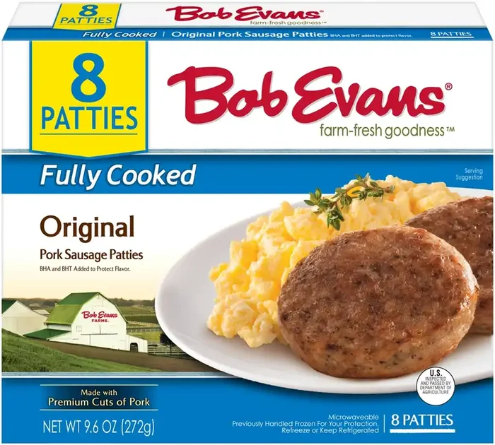 Bob Evans Fully Cooked Original Pork Sausage Patties