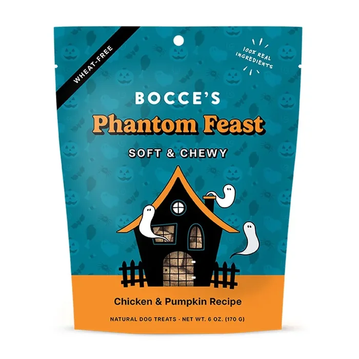 Bocces Bakery Bocce‘s Phantom Feast Soft Anf Chewy Dog Treats 6 Oz