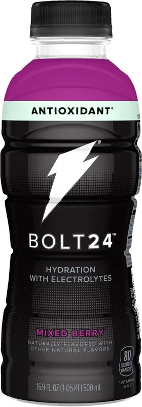 Bolt24 Mixed Berry Hydration Drink – 16.9 fl oz