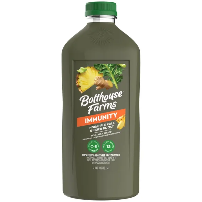 Bolthouse Farms Fruit and Vegetable Pineapple Kale Ginger Boost Juice, 52 fl oz