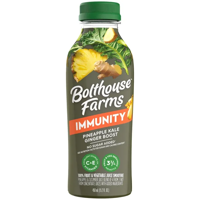 Bolthouse Farms Fruit and Vegtable Green Immunity Boost Juice, 15.2 fl oz