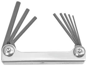 Bondhus 14590 Set 8 Hex Metal Handle Fold-up Tools .050-5/32″