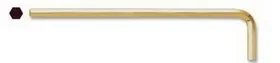 Bondhus 38112 1/4″ GoldGuard Plated Hex L-wrench – Long – Tagged & Barcoded