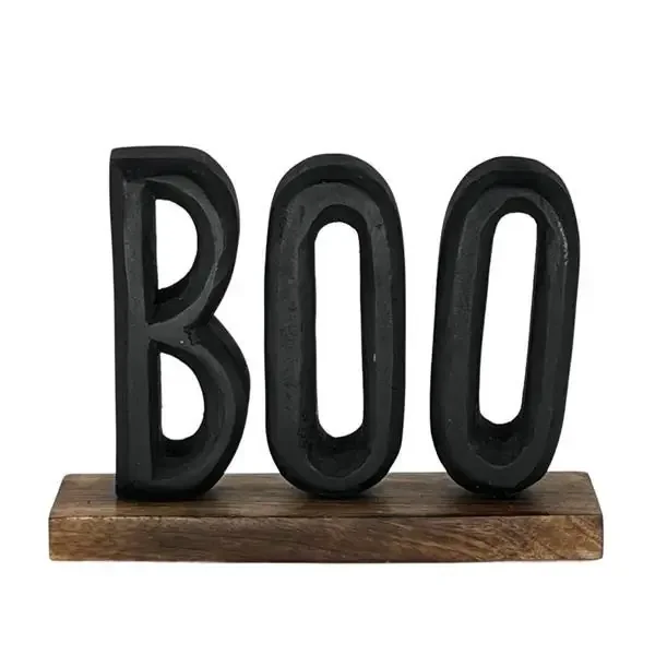 Boo Block Sign