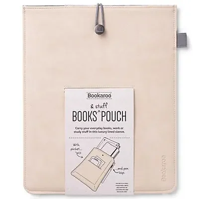 Bookaroo Books & Stuff Pouch – Cream